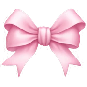 pastel pink cute bow sticker