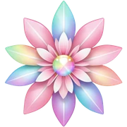 Cute Pastel pink and white Cherry Blossom Sakura Starburst Iridescent Rainbow sticker