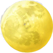 YELLOW MOON sticker