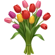 Tulip bouquet  sticker