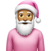 pink christmas sticker