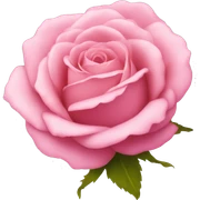 pink rose sticker