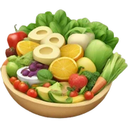 Healthy food sticker