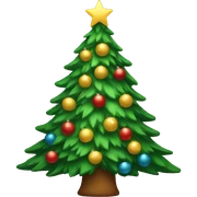 Christmastree sticker