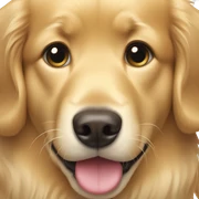 golden retriever sticker