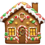 gingerbread house sticker