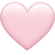 Light pink heart sticker