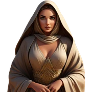 desert beauty in elegant dress sticker