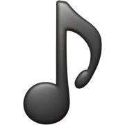 Half note  sticker