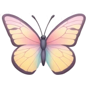 Pastel Butterfly sticker