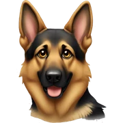 German shepherd  sticker