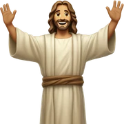 Jesus Christ touchdown sticker
