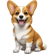 Corgi puppy sticker