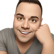 smiling boy in shirt sticker