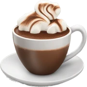 Hot chocolate sticker