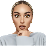 realistic portrait of a girl sticker