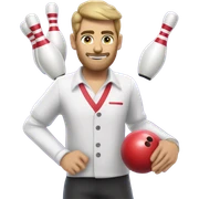 Bowling sticker