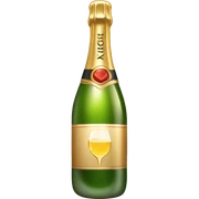 champagne sticker