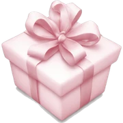 Light pink Christmas gifts under a white Christmas tree  sticker