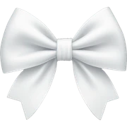 White Bow  sticker