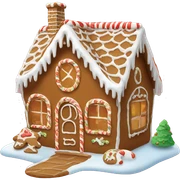 gingerbread house sticker