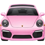 Pink Porsche sticker