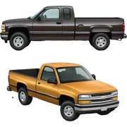 1997 Chevrolet K1500 truck sticker