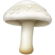 white mushroom sticker