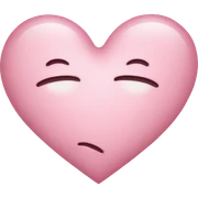 Light pink heart sticker