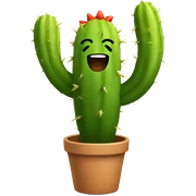 dancing cactus  sticker