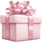 Light pink Christmas gifts under a white Christmas tree  sticker