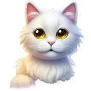 Rainbow and kitty  sticker