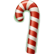 christmas candycane sticker