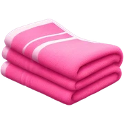 Pink towel  sticker