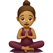 Burgundy yoga mat  sticker