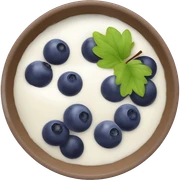 yoghurt bowl with grapes and blueberries sticker