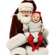 christmas joy with food and family sticker