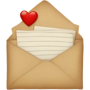 Love letter sticker