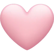 pastel pink heart sticker