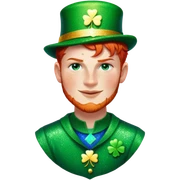 Sparkling Leprechaun sticker