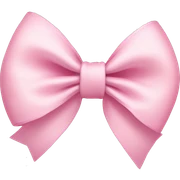 Light pink bows sticker