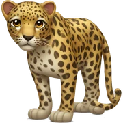 Leopard heard sticker