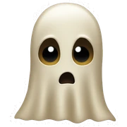 Beige Ghost sticker