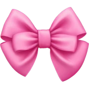 Pink bow sticker