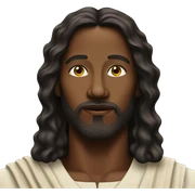 Black jesus sticker