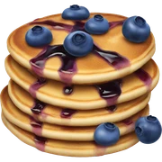 Blueberry pancakes  sticker