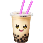 Bubble tea sticker