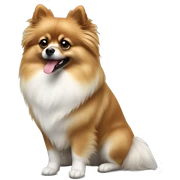 Lulu da Pomerania branco  sticker