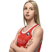 girl in sportswear portrait sticker