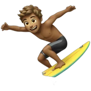 Surf sticker